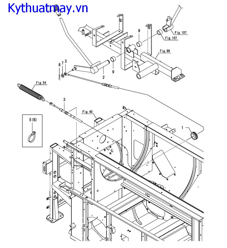 Cần điều khiển gặt